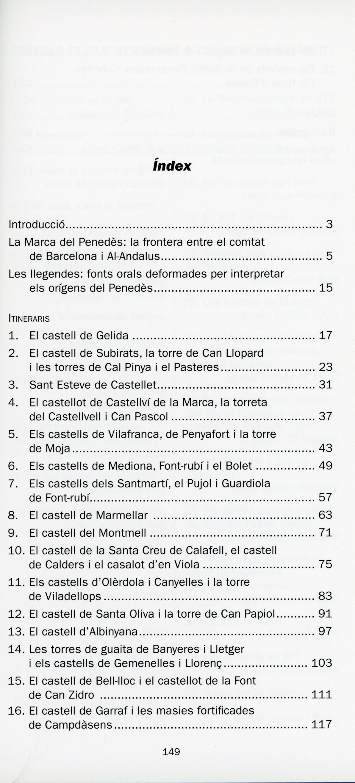 Excursions a peu pels castells del Penedès : 18 itineraris - Miniatura 2